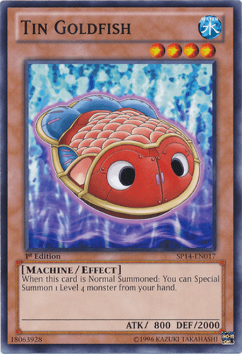 Tin Goldfish - SP14-EN017 Common 1st Edition