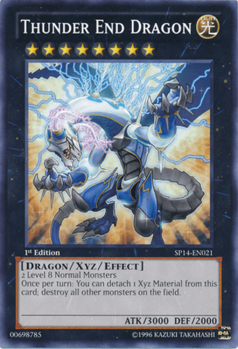 Thunder End Dragon - SP14-EN021 Starfoil Rare 1st Edition