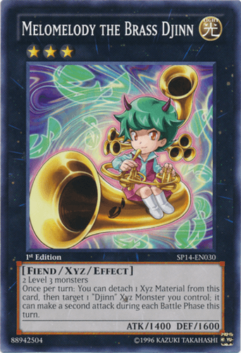 Melomelody the Brass Djinn - SP14-EN030 Common 1st Edition