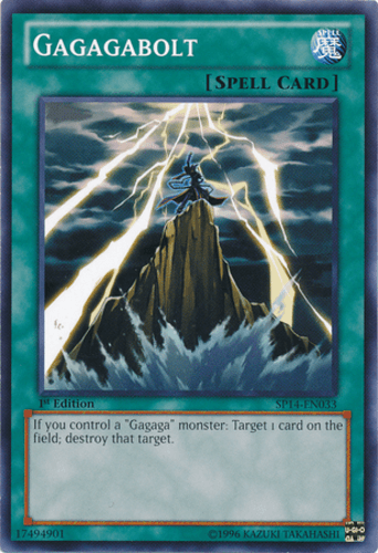Gagagabolt - SP14-EN033 Starfoil Rare 1st Edition