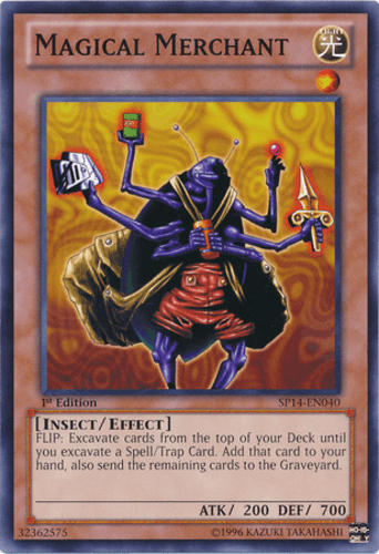 Magical Merchant - SP14-EN040 Starfoil Rare 1st Edition