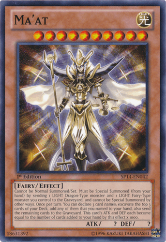 Ma'at - SP14-EN042 Starfoil Rare 1st Edition