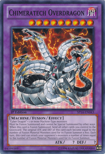 Chimeratech Overdragon - SP14-EN043 Common 1st Edition