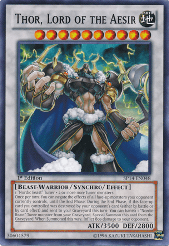 Thor, Lord of the Aesir - SP14-EN048 Common 1st Edition
