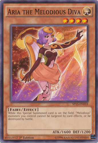 Aria the Melodious Diva - SP15-EN018 Common 1st Edition