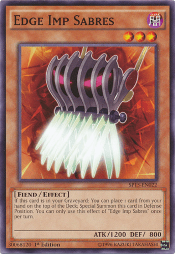 Edge Imp Sabres - SP15-EN022 Shatterfoil Rare 1st Edition