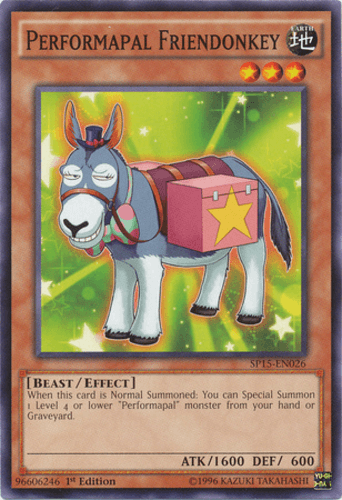 Performapal Friendonkey - SP15-EN026 Common 1st Edition