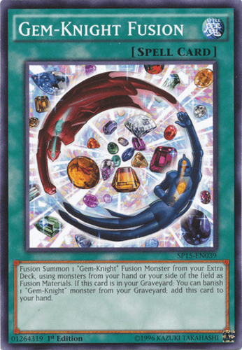 Gem-Knight Fusion - SP15-EN039 Shatterfoil Rare 1st Edition