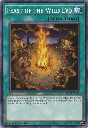 Feast of the Wild LV5 - SP15-EN041 Common 1st Edition