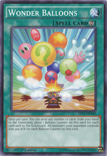 Wonder Balloons - SP15-EN042 Shatterfoil Rare 1st Edition