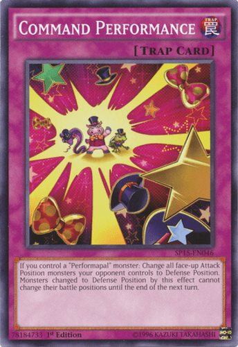 Command Performance - SP15-EN046 Shatterfoil Rare 1st Edition