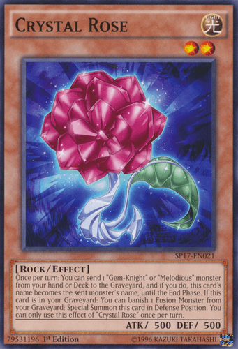 Crystal Rose - SP17-EN021 Common 1st Edition