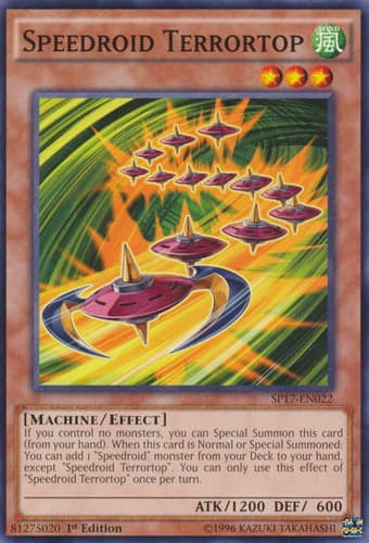 Speedroid Terrortop - SP17-EN022 Starfoil Rare 1st Edition