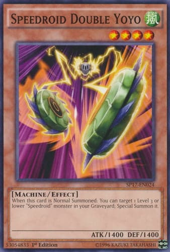 Speedroid Double Yoyo - SP17-EN024 Starfoil Rare 1st Edition