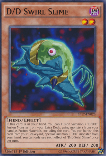 D/D Swirl Slime - SP17-EN026 Common 1st Edition
