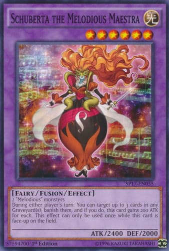Schuberta the Melodious Maestra - SP17-EN035 Common 1st Edition