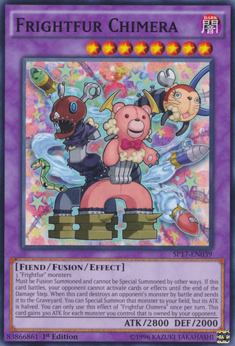 Frightfur Chimera - SP17-EN039 Starfoil Rare 1st Edition