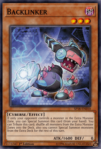Backlinker - SP18-EN010 Starfoil Rare 1st Edition