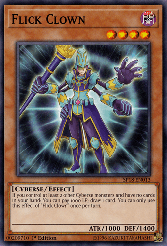 Flick Clown - SP18-EN013 Starfoil Rare 1st Edition