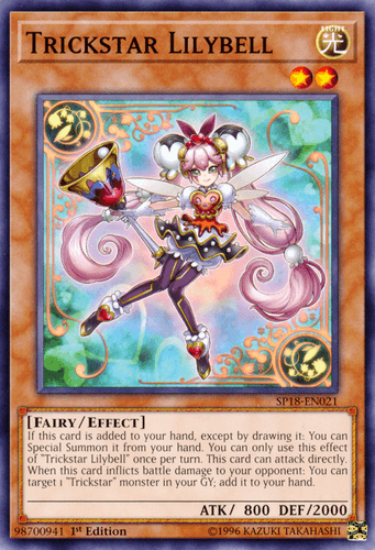 Trickstar Lilybell - SP18-EN021 Starfoil Rare 1st Edition