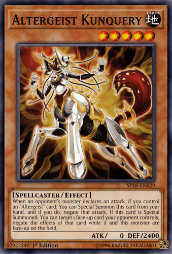 Altergeist Kunquery - SP18-EN029 Common 1st Edition