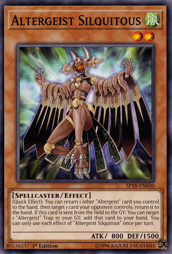 Altergeist Silquitous - SP18-EN030 Common 1st Edition