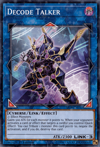 Decode Talker - SP18-EN031 Starfoil Rare 1st Edition