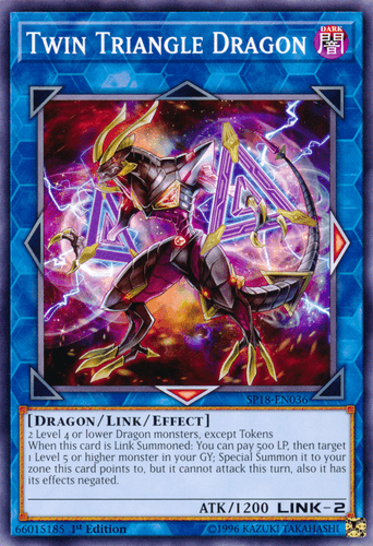 Twin Triangle Dragon - SP18-EN036 Common 1st Edition
