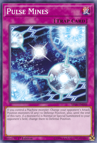 Pulse Mines - SP18-EN046 Starfoil Rare 1st Edition