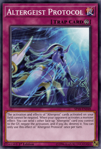 Altergeist Protocol - SP18-EN048 Common 1st Edition