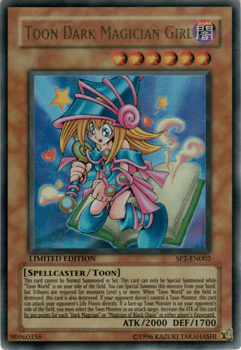 Toon Dark Magician Girl - SP2-EN002 Ultra Rare Limited Edition