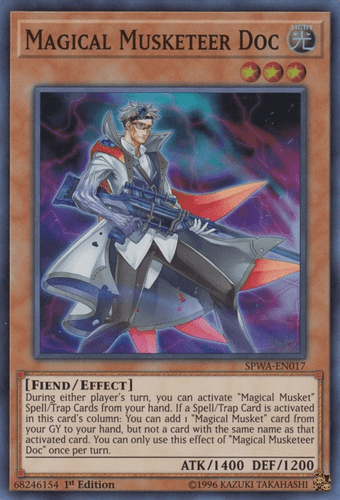 Magical Musketeer Doc - SPWA-EN017 Super Rare 1st Edition