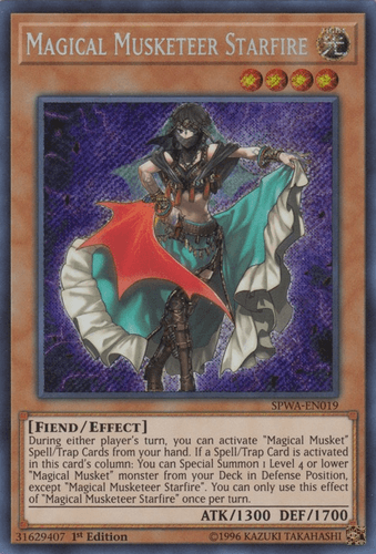 Magical Musketeer Starfire - SPWA-EN019 Secret Rare 1st Edition