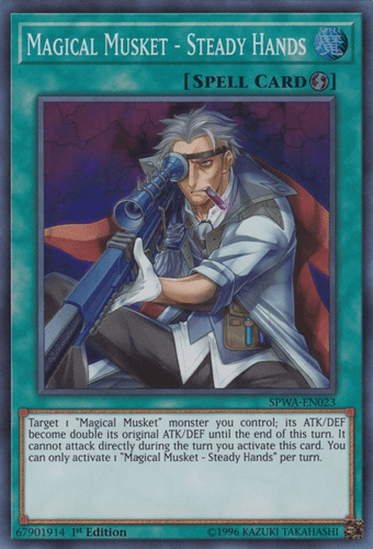 Magical Musket - Steady Hands - SPWA-EN023 Super Rare 1st Edition