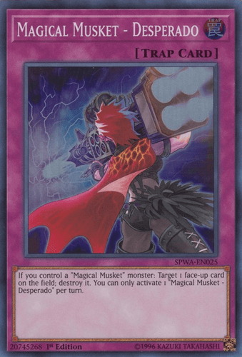 Magical Musket - Desperado - SPWA-EN025 Super Rare 1st Edition