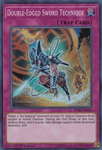 Double-Edged Sword Technique - SPWA-EN054 Super Rare 1st Edition