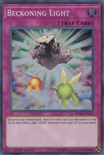 Beckoning Light - SPWA-EN057 Super Rare 1st Edition