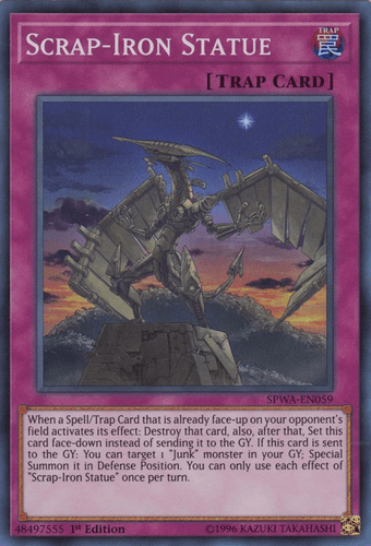 Scrap-Iron Statue - SPWA-EN059 Super Rare 1st Edition