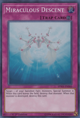 Miraculous Descent - SPWA-EN060 Super Rare 1st Edition