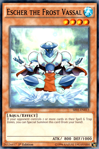 Escher the Frost Vassal - SR01-EN013 Common 1st Edition
