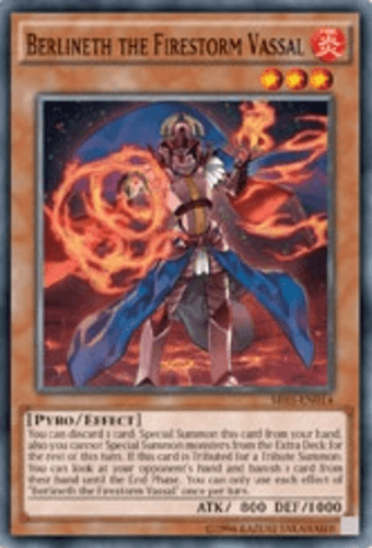 Berlineth the Firestorm Vassal - SR01-EN014 Common 1st Edition