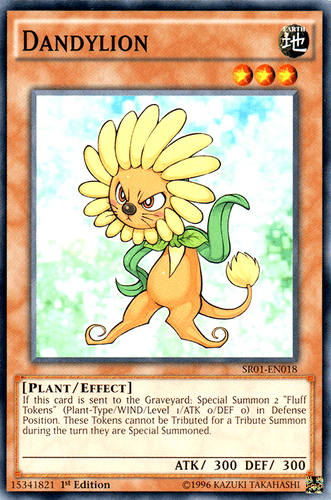 Dandylion - SR01-EN018 Common 1st Edition