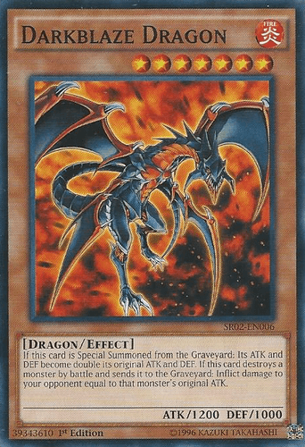 Darkblaze Dragon - SR02-EN006 Common 1st Edition