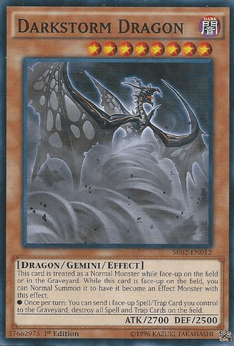 Darkstorm Dragon - SR02-EN012 Common 1st Edition
