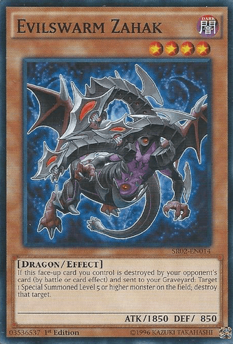 Evilswarm Zahak - SR02-EN014 Common 1st Edition