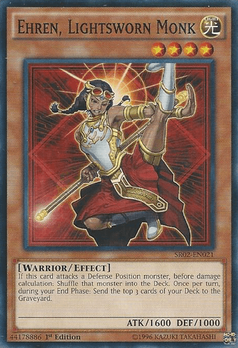 Ehren, Lightsworn Monk - SR02-EN021 Common 1st Edition