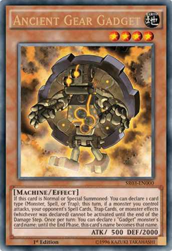 Ancient Gear Gadget - SR03-EN000 Ultra Rare Unlimited