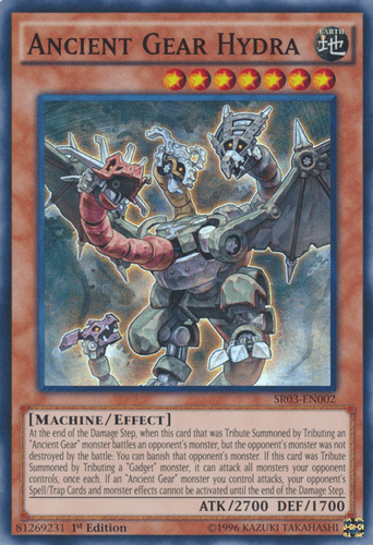 Ancient Gear Hydra - SR03-EN002 Super Rare Unlimited