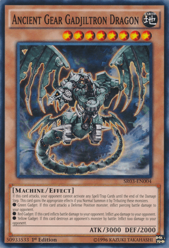 Ancient Gear Gadjiltron Dragon - SR03-EN004 Common Unlimited