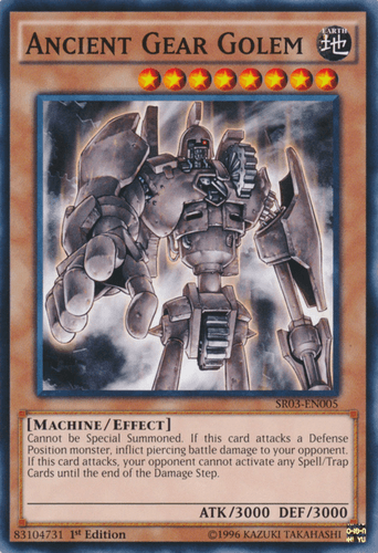 Ancient Gear Golem - SR03-EN005 Common 1st Edition